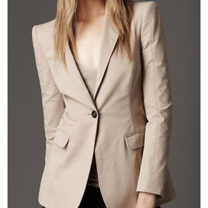 Burberry tan suit
